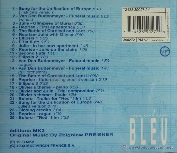 CDs de m&uacute;sica: Banda original de la pelicula Blue - Foto 2