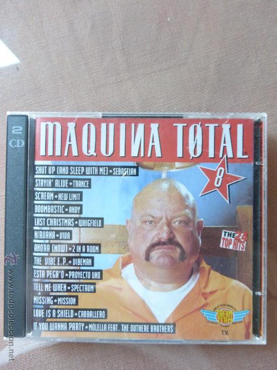 CDs de m&uacute;sica: M&Aacute;QUINA TOTAL 8 - DOBLE CD - Foto 1