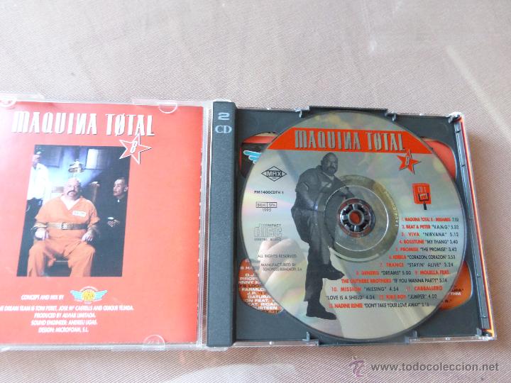 CDs de m&uacute;sica: M&Aacute;QUINA TOTAL 8 - DOBLE CD - Foto 4