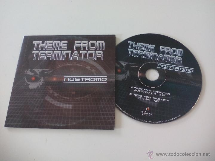 CDs de M&uacute;sica: Nostromo Theme from terminator film radio edit -mix Promocional, promo. 2 tracks CD single Cart&oacute;n