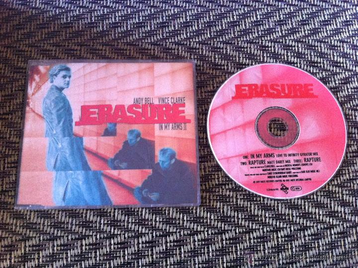 CDs de m&uacute;sica: CD SINGLE - ERASURE - IN MY ARMS / RAPTURE - Foto 1