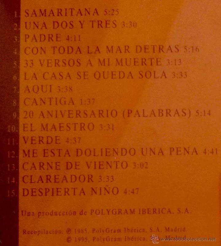 CDs de m&uacute;sica: PATXI ANDI&Oacute;N, UNA DOS Y TRES - CD - Foto 2