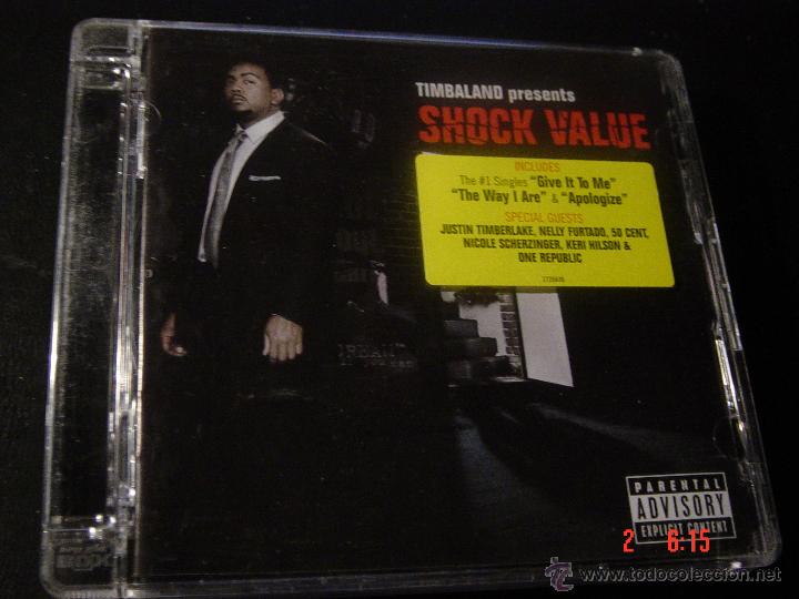 CDs de m&uacute;sica: TIMBALAND. SHOCK VALUE. CD EDICION EXTRANJERA - Foto 1