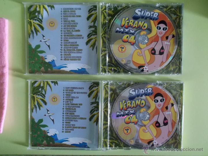 CDs de m&uacute;sica: SUPER VERANO MIX 04 - 42 SUPER EXITOS DOBLE CD - Foto 3