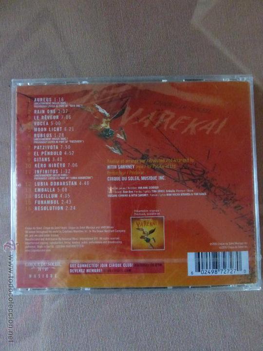 CDs de m&uacute;sica: Cirque du Soleil - VAREKAI El Circo del Sol - CD PRECINTADO - Foto 2
