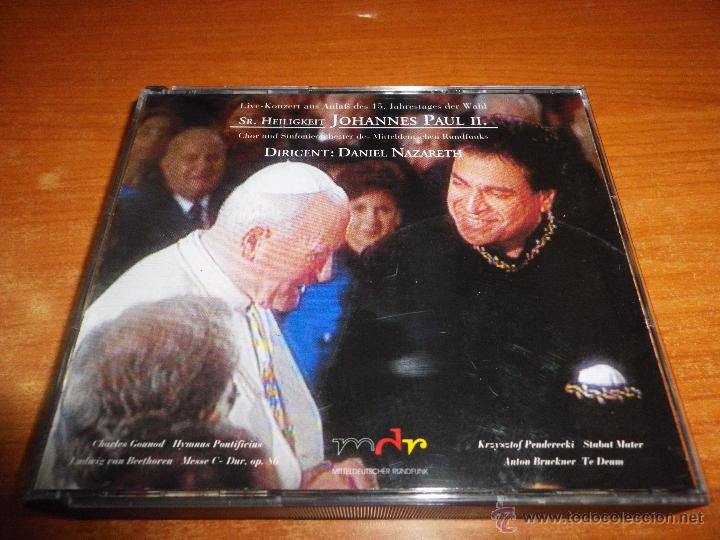 CDs de M&uacute;sica: DANIEL NAZARETH 2 CD CONCIERTO CONMEMORATIVO XV A&Ntilde;OS ELECCION JUAN PABLO II COMO PAPA