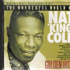 CDs de Música: CD THE WONDERFUL WORLD OF NAT ¨KING¨COLE GOLDEN HITS VOL.1 . Lote 52476005