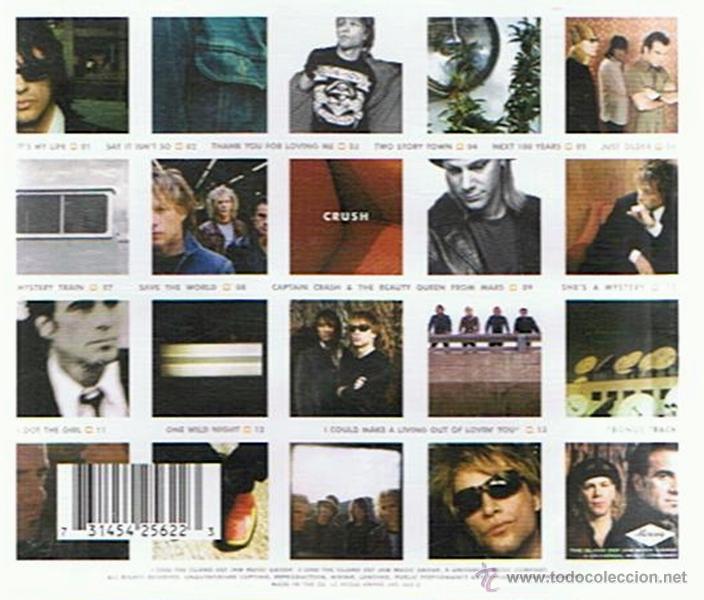 CDs de m&uacute;sica: CD BON JOVI &uml;CRUSH&uml; - Foto 2
