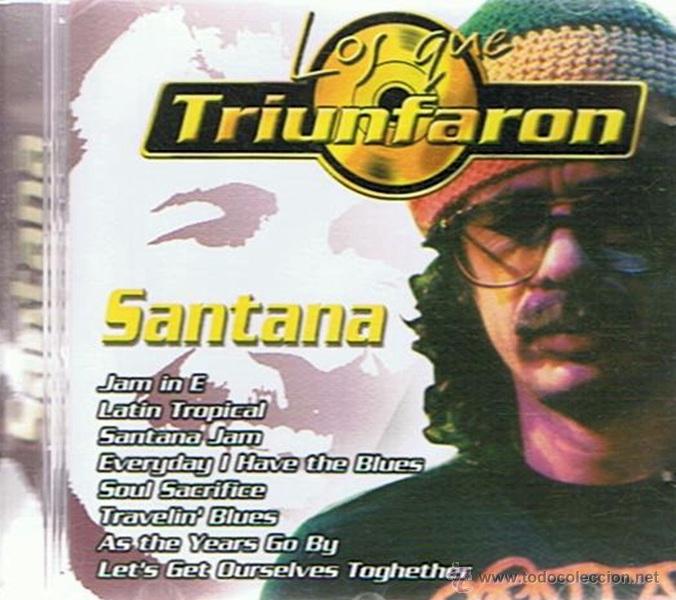CDs de m&uacute;sica: CD LOS QUE TRIUNFARON SANTANA - Foto 1