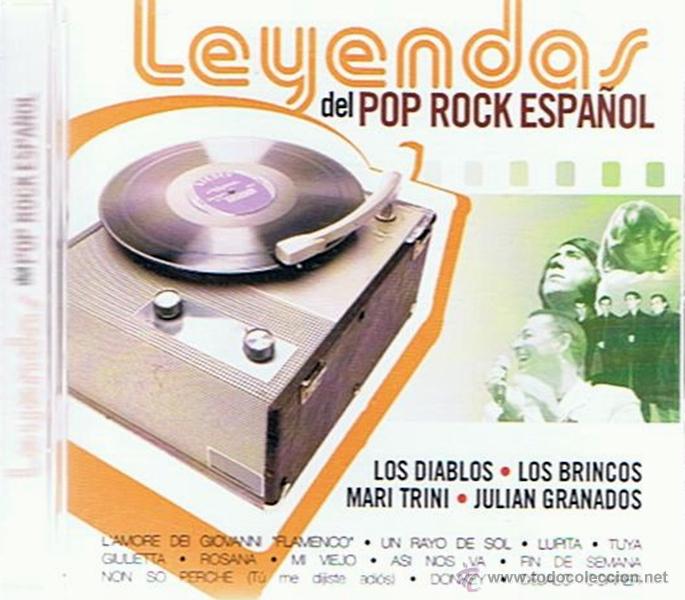 CDs de m&uacute;sica: CD LEYENDAS DEL POP ROCK ESPA&Ntilde;OL - Foto 1