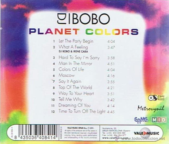 CDs de m&uacute;sica: CD DJ IBOBO PLANET COLORS - Foto 2