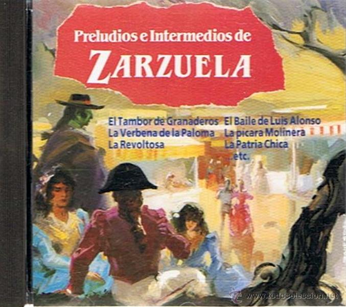 CDs de m&uacute;sica: CD PRELUDIOS E INTERMEDIOS DE ZARZUELA - Foto 1