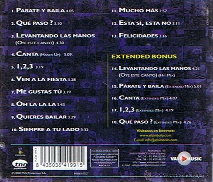 CDs de m&uacute;sica: CD EL S&Iacute;MBOLO &uml;SIMBODROMO&uml; - Foto 2