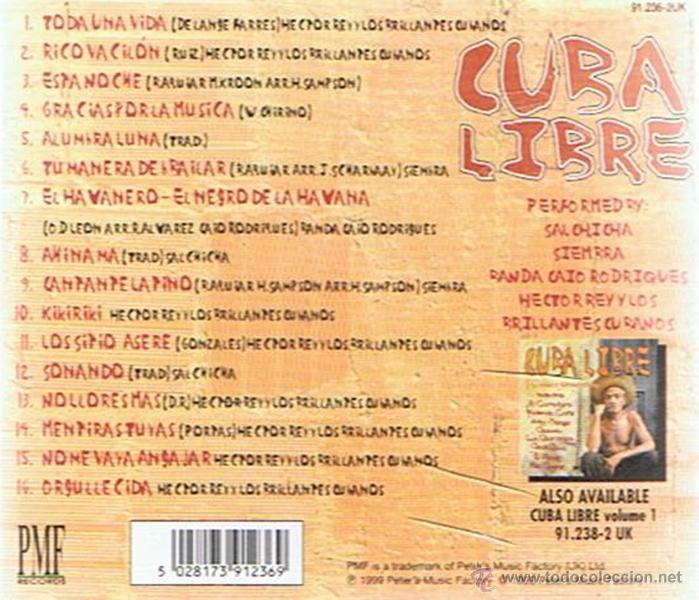 CDs de m&uacute;sica: CD CUBA LIBRE VOL. 2 - Foto 2