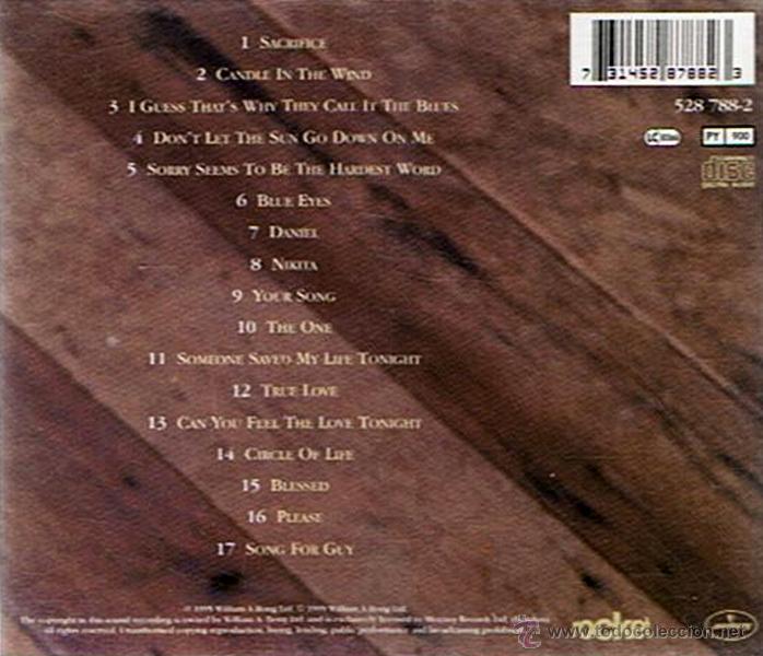 CDs de m&uacute;sica: CD ELTON JOHN  &uml;LOVE SONGS&uml; - Foto 2