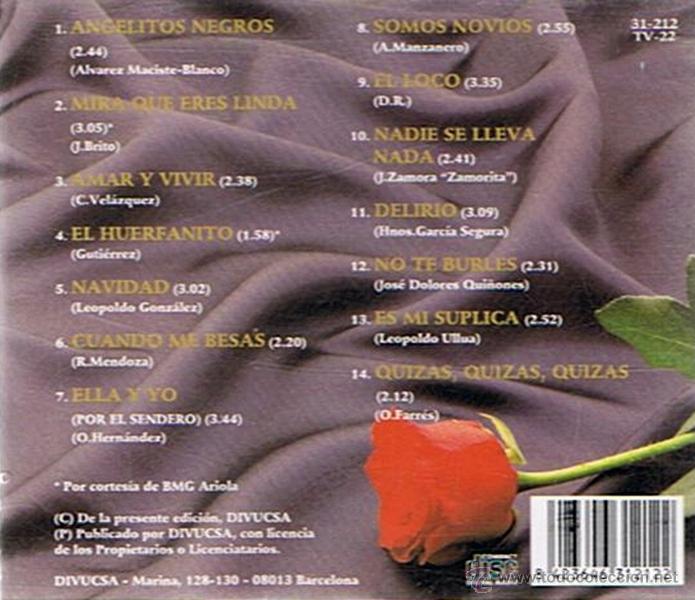 CDs de m&uacute;sica: CD LOS BOLEROS DE MACH&Iacute;N  VOL. 2 - Foto 2