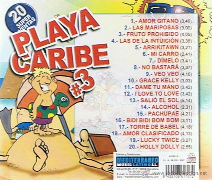 CDs de m&uacute;sica: CD PLAYA CARIBE # 3 - Foto 2