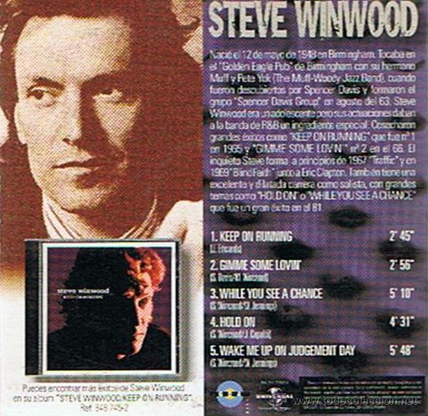 CDs de m&uacute;sica: CD STEVE WINWOOD  GRANDES MITOS - Foto 2