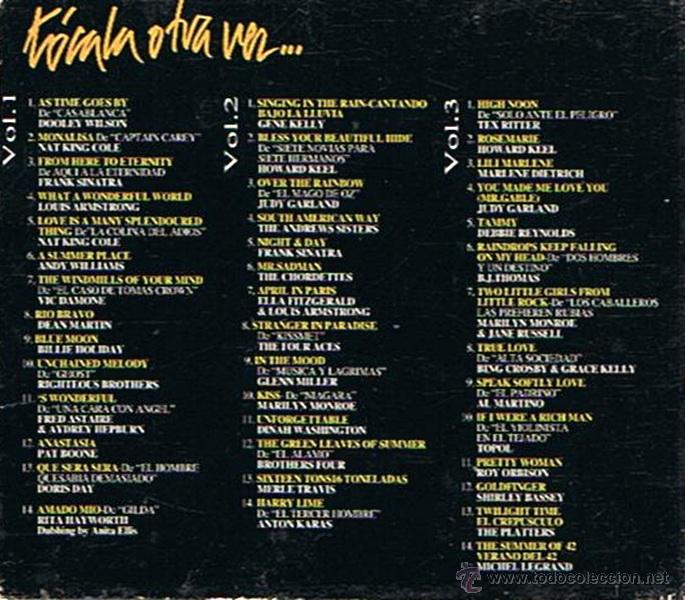 CDs de m&uacute;sica: CD T&Oacute;CALA OTRA VEZ 3 CD&acute;S - Foto 3