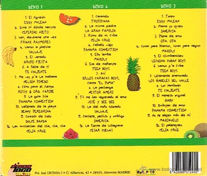 CDs de m&uacute;sica: CD A BAILAR LA SALSA 3 CD&acute;S  (PRECINTADO) - Foto 3