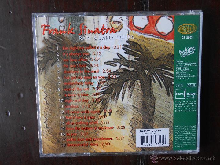 CDs de m&uacute;sica: CD FRANK SINATRA - RARE & EARLY TRACKS (C8) - Foto 2