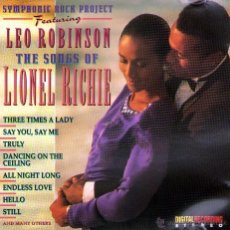 CDs de Música: LEO ROBINSON - THE SONGS OF LIONEL RICHIE - CD ALBUM - 13 TRACKS - MOVIEPLAY - AÑO 1994. Lote 52608227