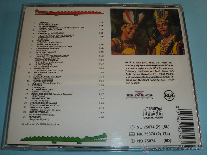 CDs de m&uacute;sica: LOS INDIOS TABAJARAS / 24 MELOD&Iacute;AS INOLVIDABLES / CD - Foto 2