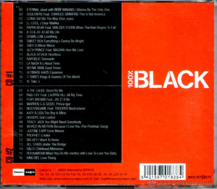 CDs de m&uacute;sica: 100% Black Segundo Volumen - Foto 2