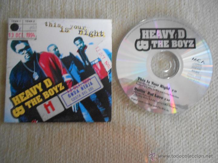 CDs de M&uacute;sica: HEAVY D & THE BOYZ-THIS IS YOUR NIGHT-NUTTIN BUT LOVE.CD PROMO PROMOCIONAL DE EMISORA DE RADIO