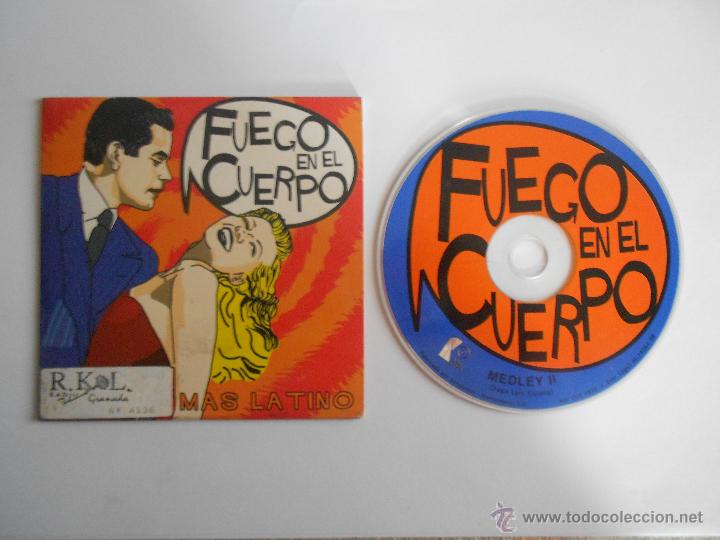 CDs de M&uacute;sica: FUEGO EN EL CUERPO-MAS LATINO-MEDLEY II-1 CANCI&Oacute;N.CD PROMO PROMOCIONAL DE EMISORA DE RADIO