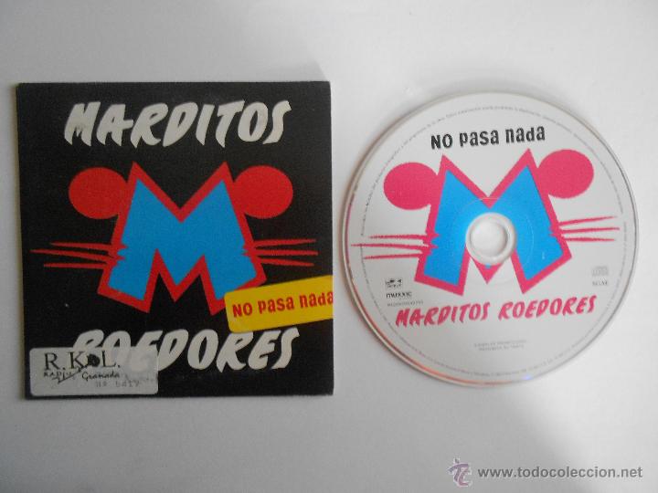 CDs de M&uacute;sica: MARDITOS ROEDORES-NO PASA NADA-1 CANCI&Oacute;N.CD PROMO PROMOCIONAL DE EMISORA DE RADIO