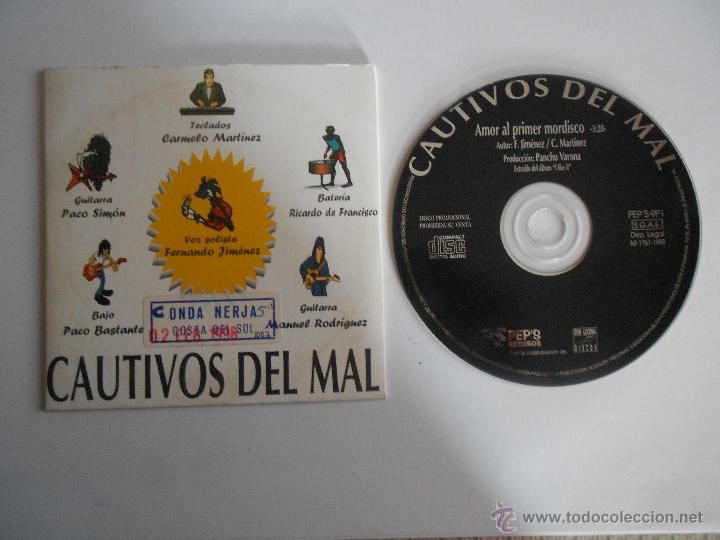 CDs de M&uacute;sica: CAUTIVOS DEL MAL-AMOR AL PRIMER MORDISCO-PEP&acute;S RECORDS.CD PROMO 1 CANCION- DE EMISORA DE RADIO