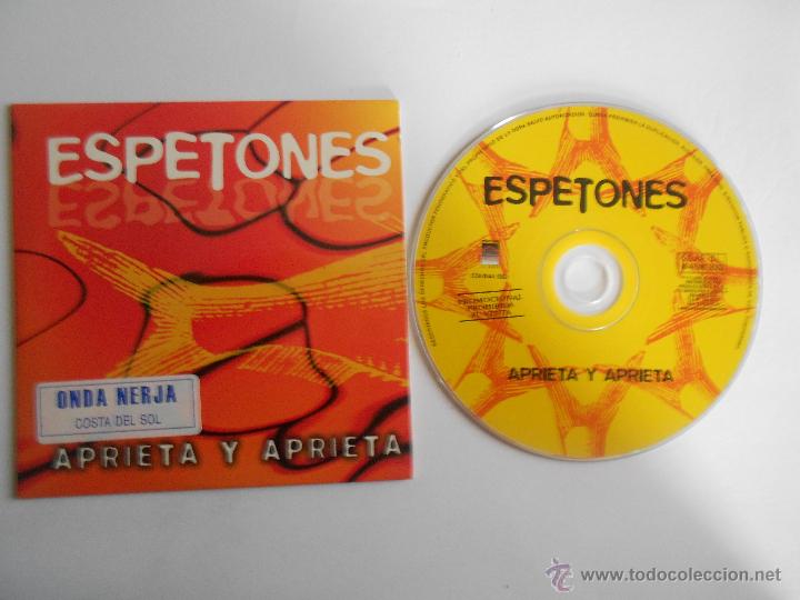 CDs de M&uacute;sica: ESPETONES-APRIETA Y APRIETA 1 CANCION-CD PROMO PROMOCIONAL DE EMISORA DE RADIO.