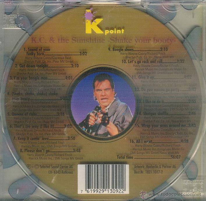 CDs de m&uacute;sica: k. c. & the sunshine - shake your booty - cd - Foto 2