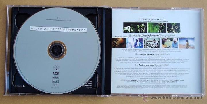 CDs de m&uacute;sica: MCLAN - DEFECTOS PERSONALES (CD 2002) CD+DVD - Foto 3