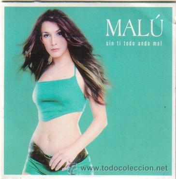 CDs de m&uacute;sica: MALU CD SINGLE PROMO SIN TI TODO ANDA MAL - Foto 1