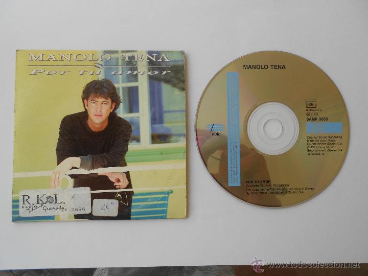 CDs de m&uacute;sica: CD PROMO PROMOCIONAL-MANOLO TENA-POR TU AMOR-1 CANCION-