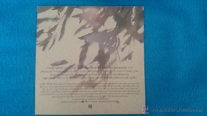 CDs de m&uacute;sica: CD SINGLE PROMO ENYA ONLY TIME - Foto 2