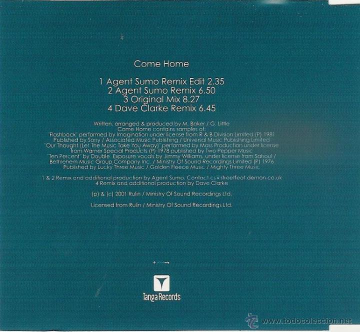 CDs de m&uacute;sica: lil devious - come home - cd maxi single - a&ntilde;o 2001 - Foto 2