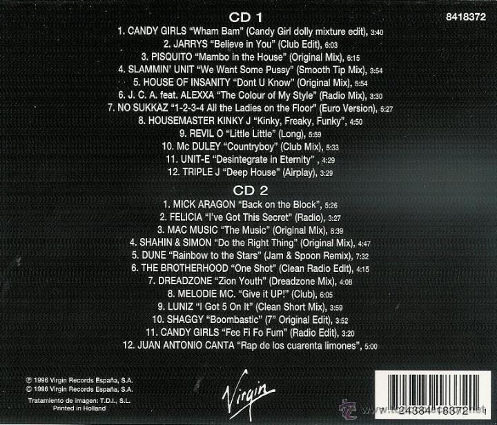 CDs de m&uacute;sica: energizer mix - doble cd del a&ntilde;o 1996 - Foto 2