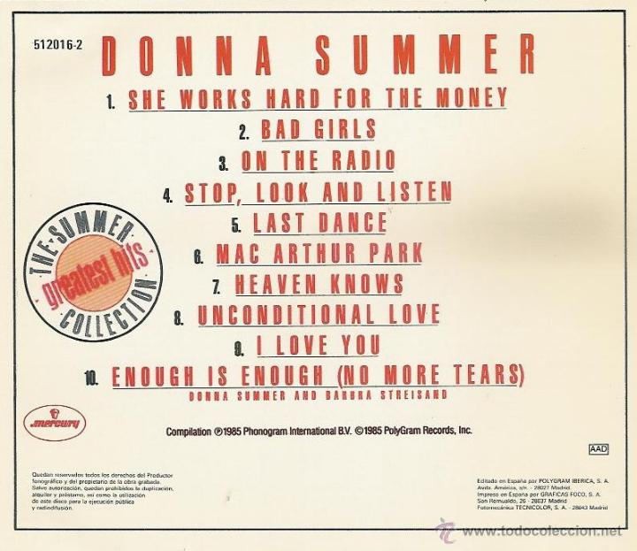 CDs de m&uacute;sica: donna summer - the summer collection - cd - Foto 2