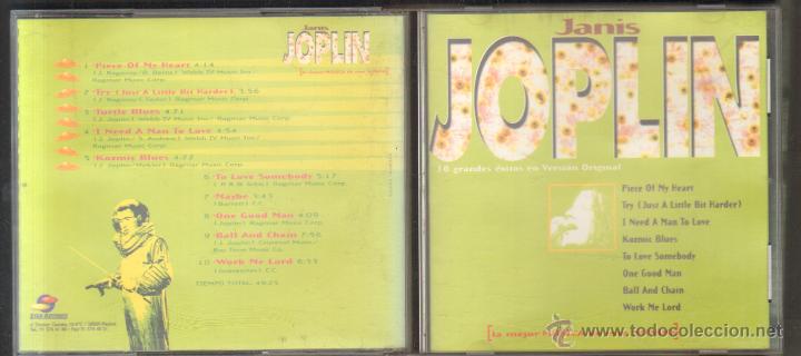 CDs de m&uacute;sica: JANIS JOPLIN. 10 GRANDES EXITOS EN VERSION ORIGINAL. CD-SOLEXT-736,2 - Foto 1