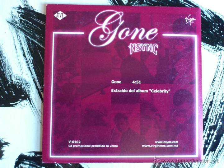 CDs de m&uacute;sica: NSYNC - GONE - CD SINGLE - PROMO - MEXICO - VIRGIN - Foto 2