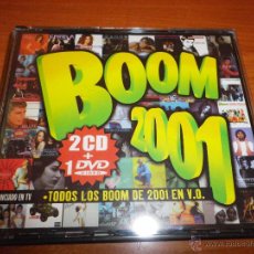 CDs de Música: BOOM 2001 - 2 CD + DVD RAPHAEL & CAPRICE ROXETTE MONICA NARANJO THALIA MALU LA OREJA DE VAN GOGH. Lote 400890154
