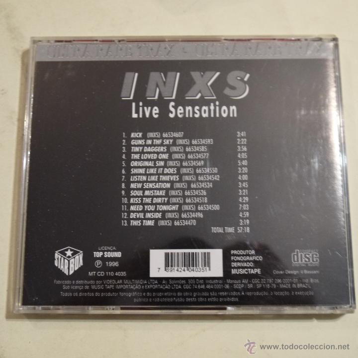CDs de m&uacute;sica: INXS - LIVE SENSATION - CD 1994 - Foto 2