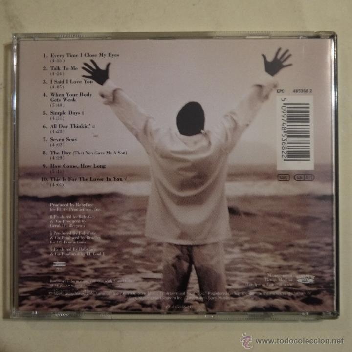 CDs de m&uacute;sica: BABYFACE - THE DAY - CD 1996 - Foto 2