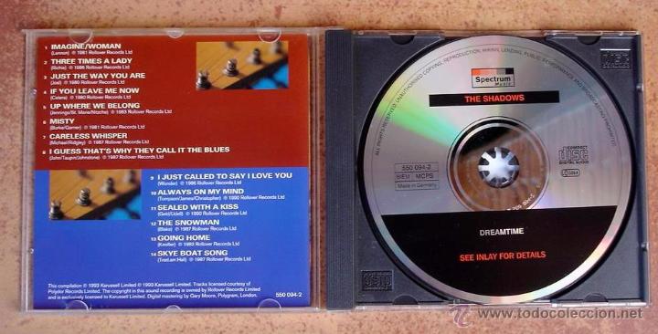 CDs de m&uacute;sica: THE SHADOWS - DREAMTIME (CD) 1993 - Foto 2