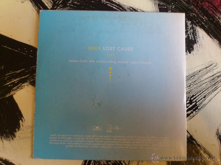 CDs de m&uacute;sica: BECK - LOST CAUSE - CD SINGLE - PROMO - GEFFEN - 2002 - Foto 2