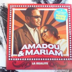 CDs de Música: AMADOU & MARIAM - LA REALITE - PRODUCED BY MANU CHAO - CD SINGLE - PROMO - ALL OTHER - 2005