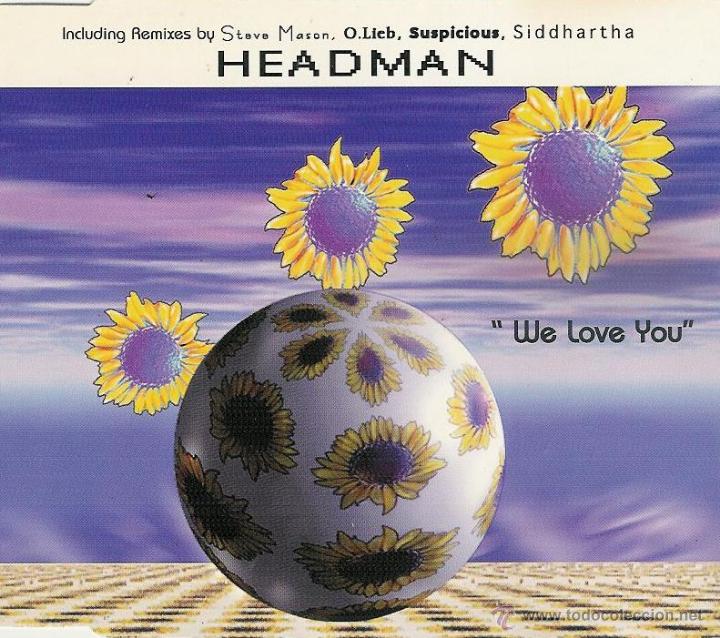 CDs de m&uacute;sica: headman - we love you - cd maxi single - Foto 1